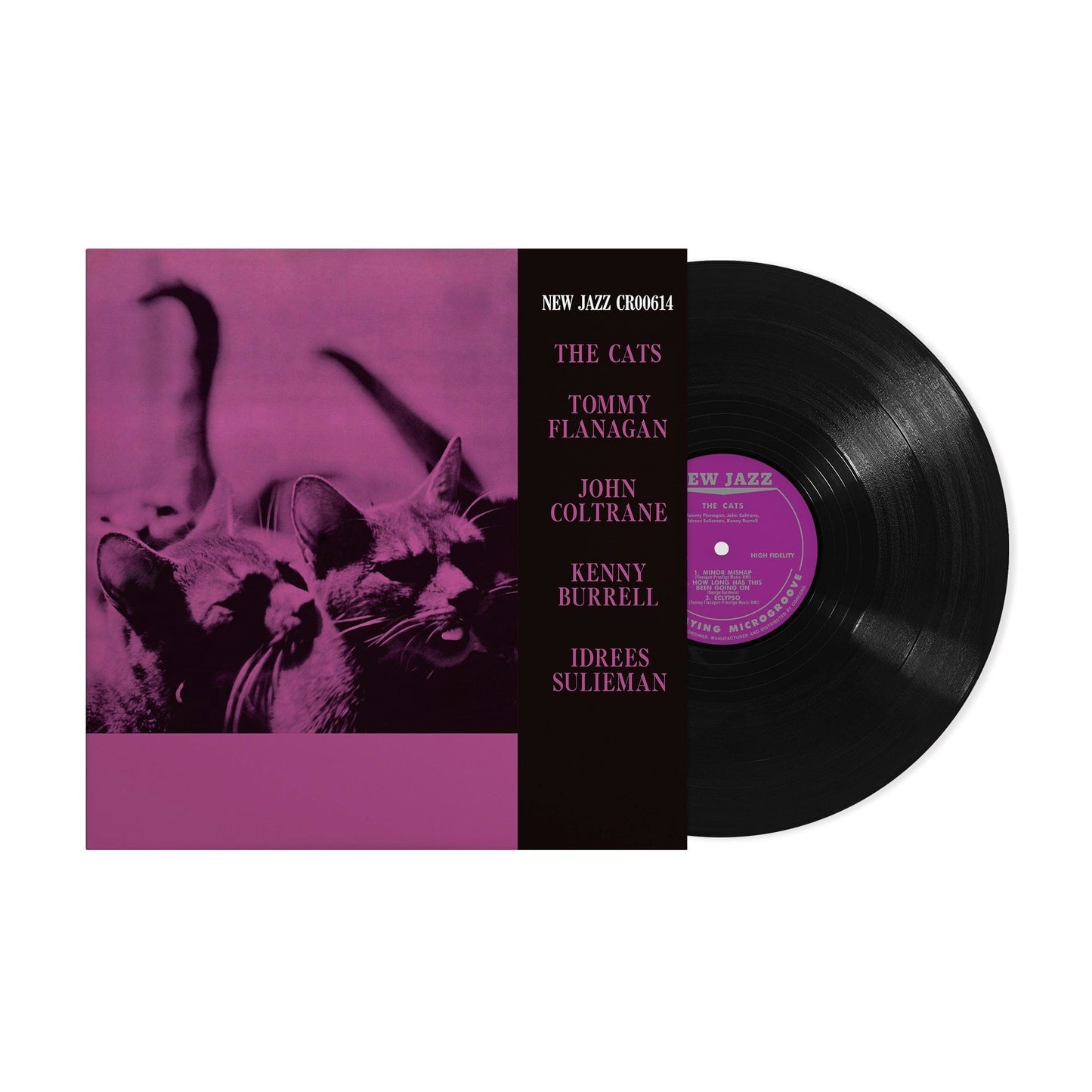 The Cats - Tommy Flanagan, John Coltrane, Kenny Burrell & Idrees Sulieman - The Cats - OJC LP Vinyl Record Hub