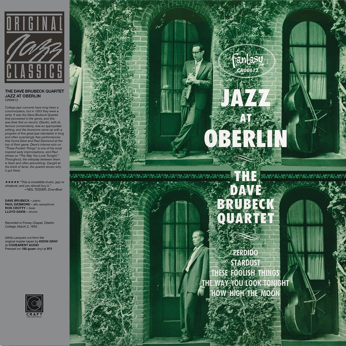 The Dave Brubeck Quartet - Jazz at Oberlin - OJC LP Vinyl Record Hub
