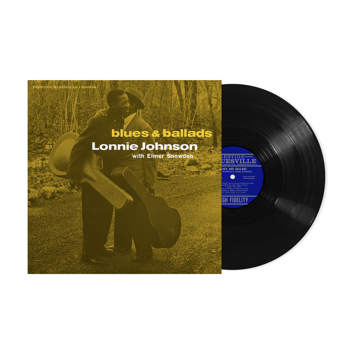 Lonnie Johnson - Blues & Ballads - Bluesville Acoustic Sound Series LP Vinyl Record Hub