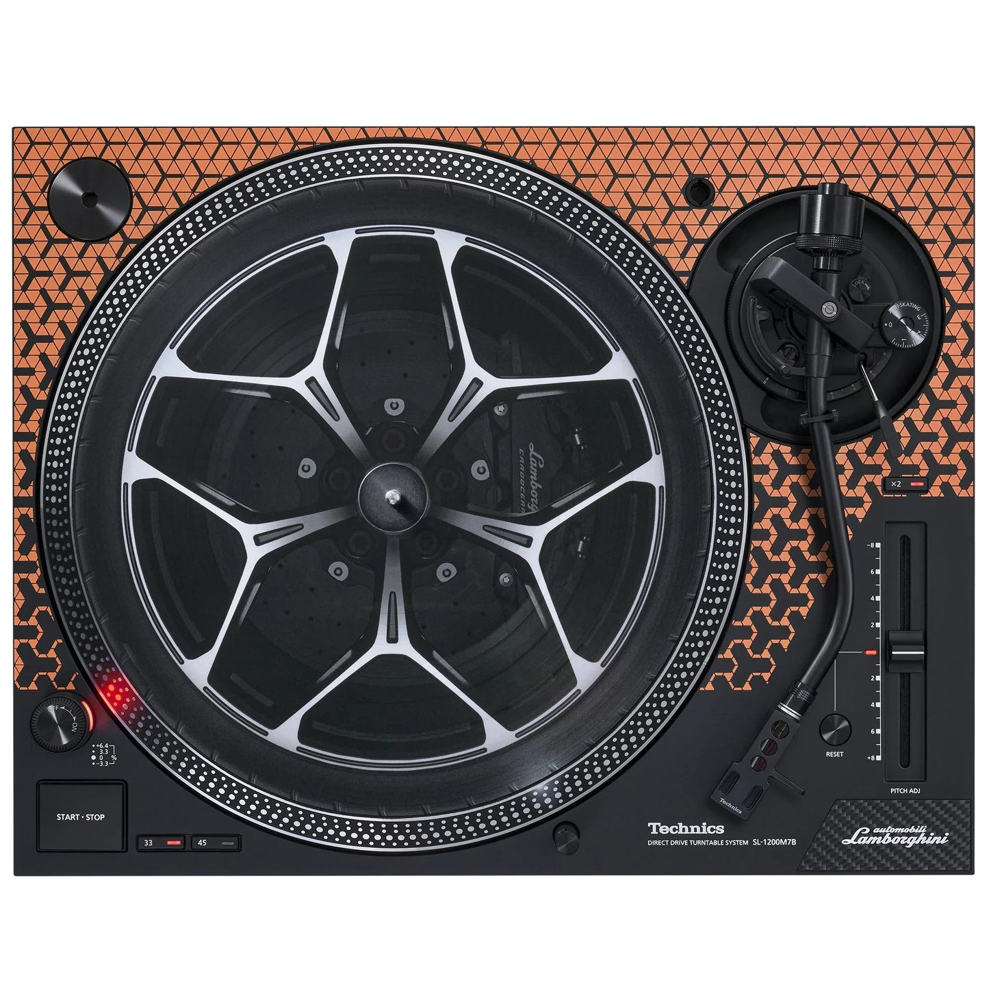 Technics for Automobili Lamborghini - SL-1200M7B Turntable Vinyl Record Hub