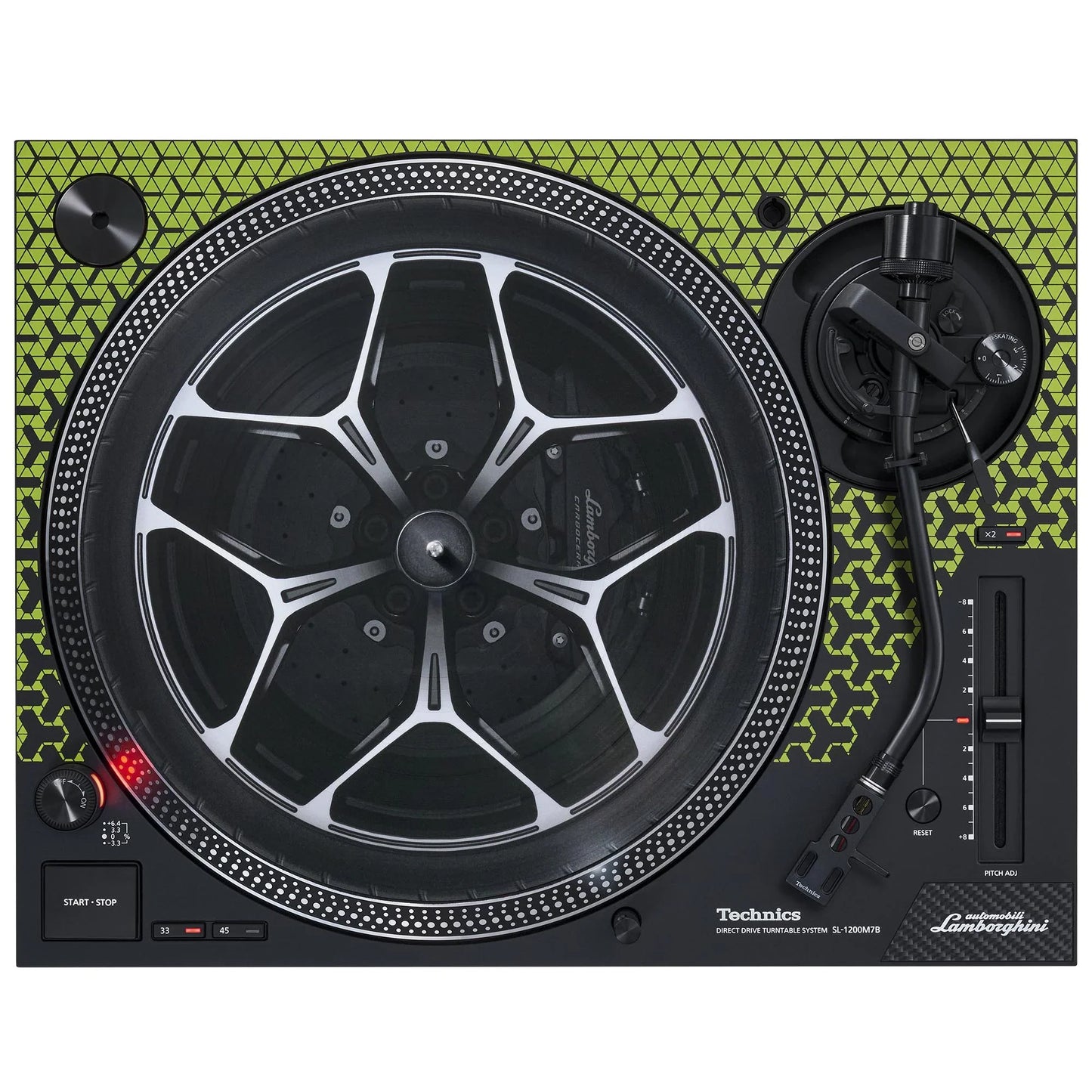 Technics for Automobili Lamborghini - SL-1200M7B Turntable Vinyl Record Hub