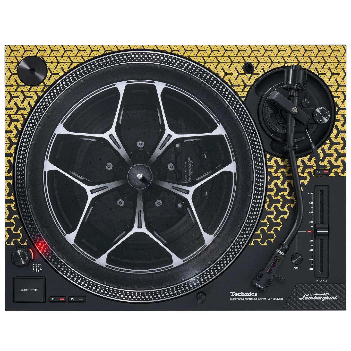 Technics for Automobili Lamborghini - SL-1200M7B Turntable Vinyl Record Hub