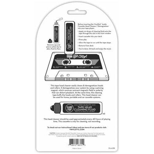 Vinyl Styl - Audio Cassette Head Cleaner & Demagnetizer Vinyl LP Hub