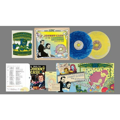 Johnny Cash - Bear's Sonic Journals: Johnny Cash, At the Carousel Ballroom, April 24 1968 - Boxed Set LP Vinyl Record Hub