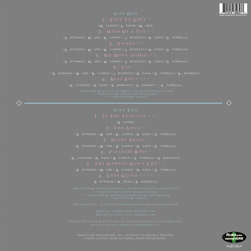 Visage - Fade To Grey: The Singles Collection - LP Vinyl Record Hub