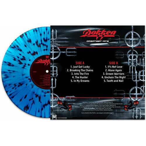 Dokken - Greatest Hits - Blue LP Vinyl Record Hub