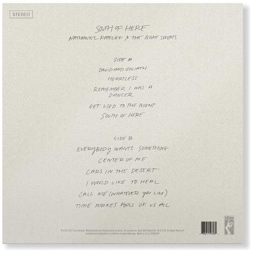 Nathaniel Rateliff & The Night Sweats - South of Here - LP Vinyl Record Hub