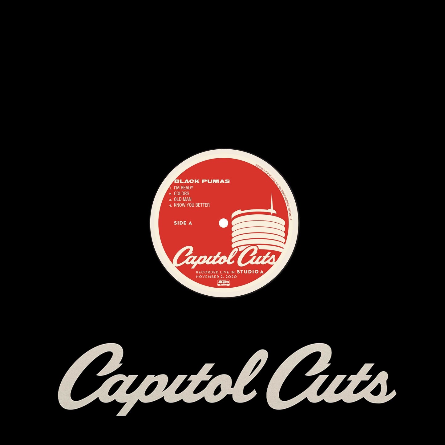 Black Pumas - Capitol Cuts - Live From Studio A - Red LP Vinyl Record Hub