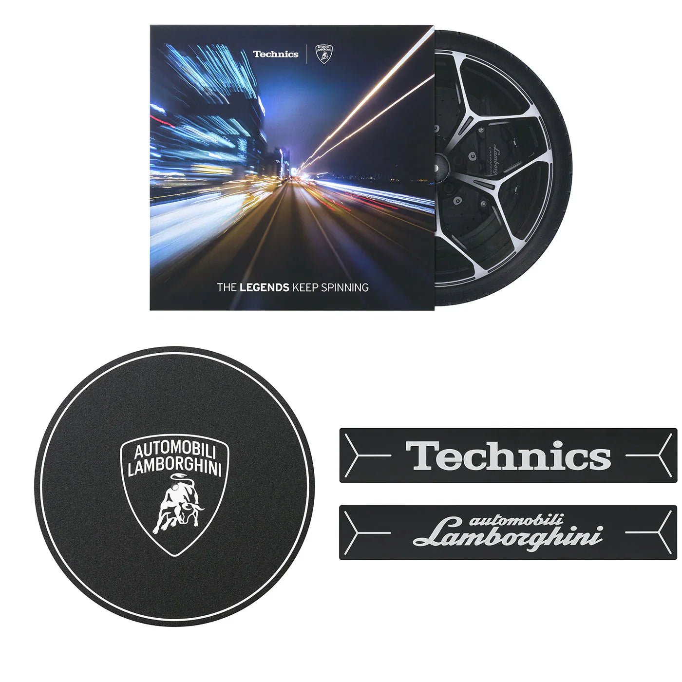 Technics for Automobili Lamborghini - SL-1200M7B Turntable Vinyl Record Hub