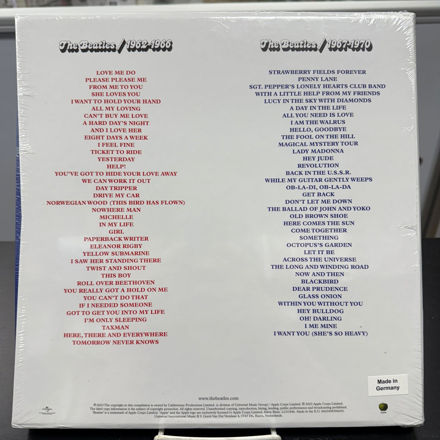 The Beatles - 1962-1966 / 1967-1970 - Colored LP Box Set Vinyl Record Hub