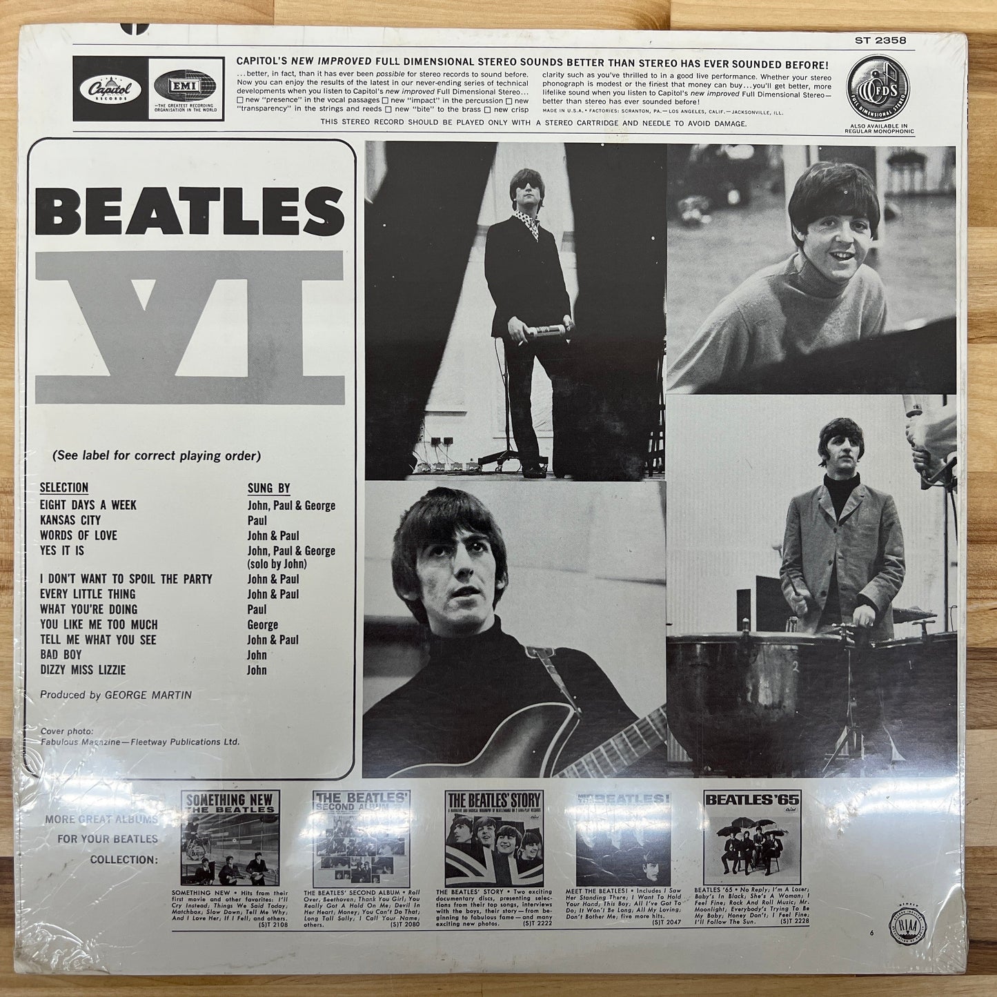 The Beatles - Beatles VI - LP Vinyl Record Hub