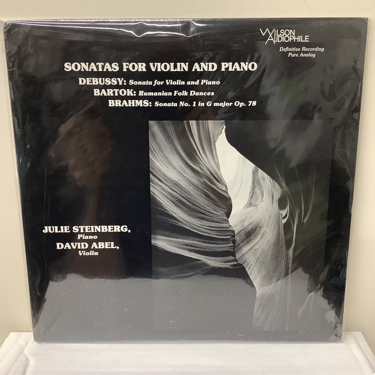 Julie Steinberg/David Abel - Sonatas for Violin and Piano - Wilson Audiophile LP Vinyl Record Hub