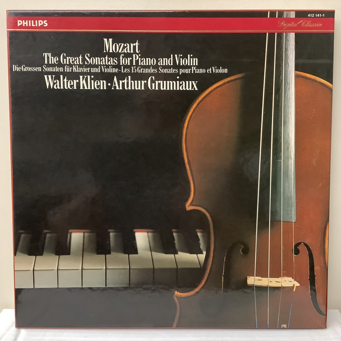 Mozart, Walter Klien, Arthur Grumiaux – The Great Sonatas For Piano And Violin - LP box set Vinyl Record Hub