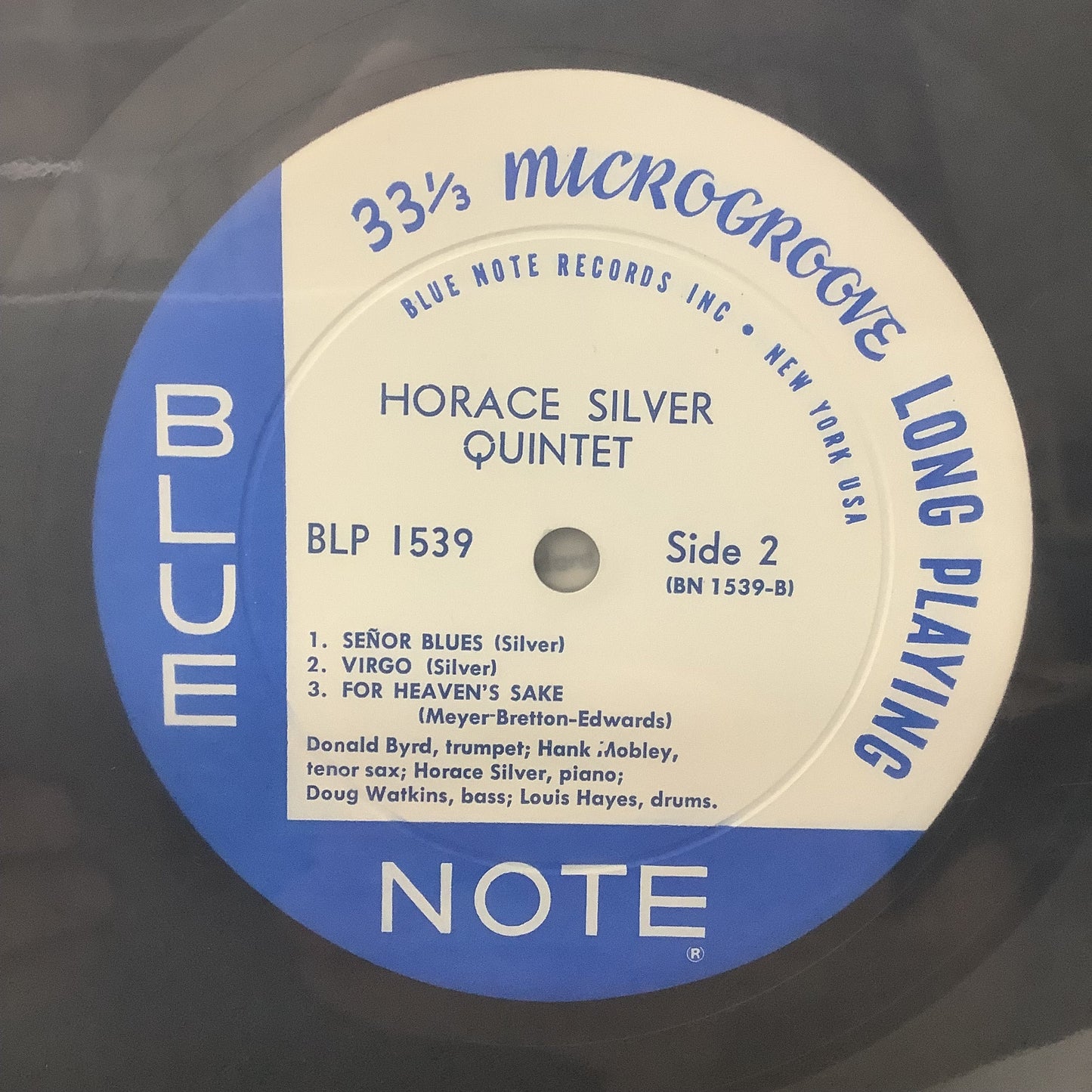 Horace Silver - 6 Pieces of Silver - Blue Note mono LP Vinyl Record Hub