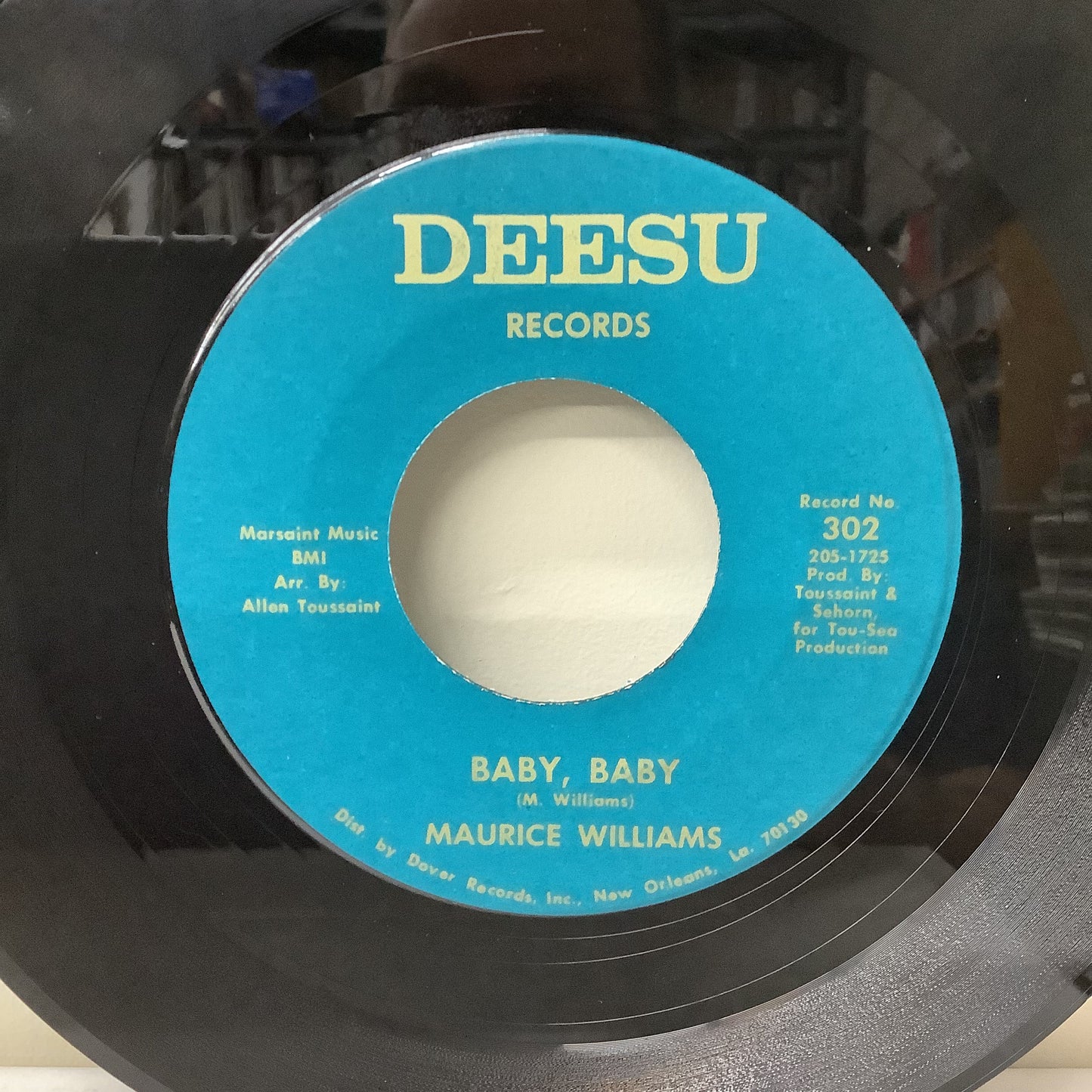 Maurice Williams - Being Without You / Baby, Baby - Deesu 7" Single Vinyl Record Hub