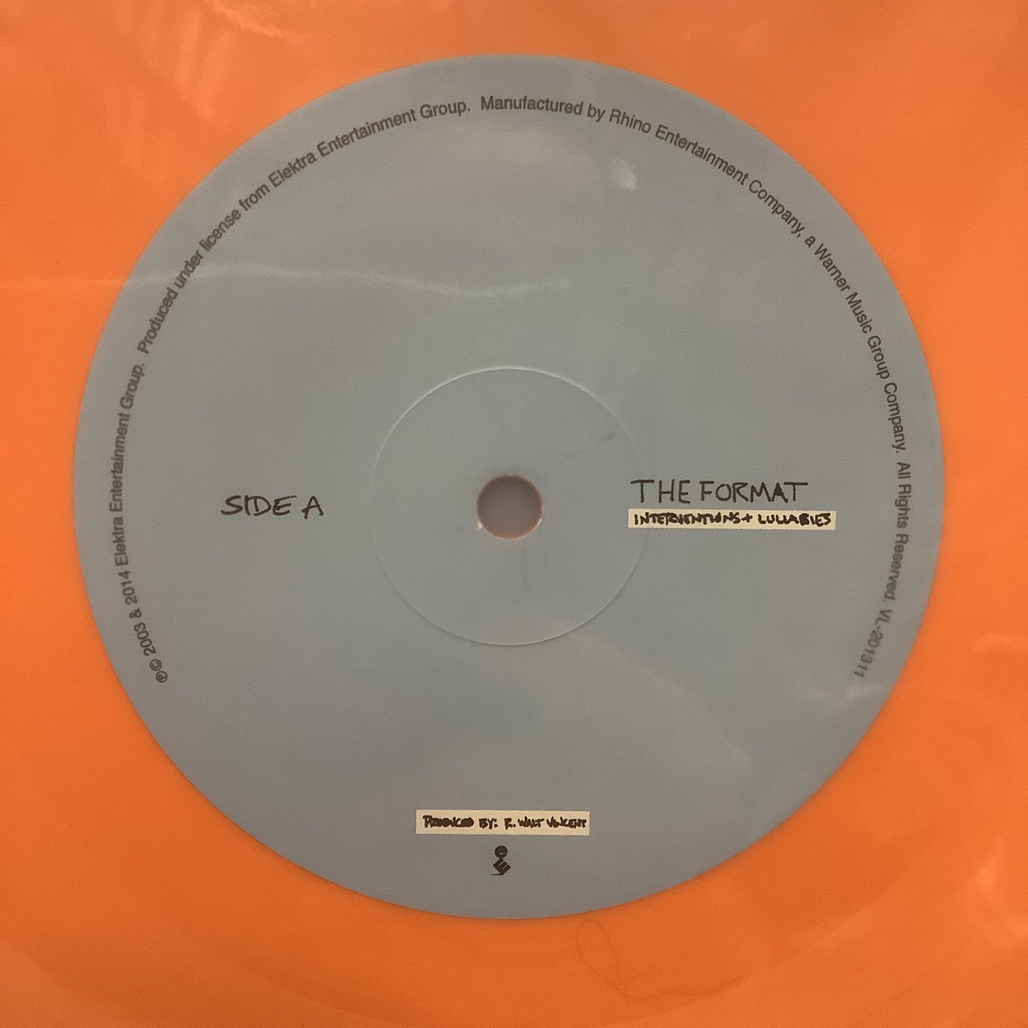 The Format - Interventions + Lullabies - Orange Vinyl LP Vinyl Record Hub