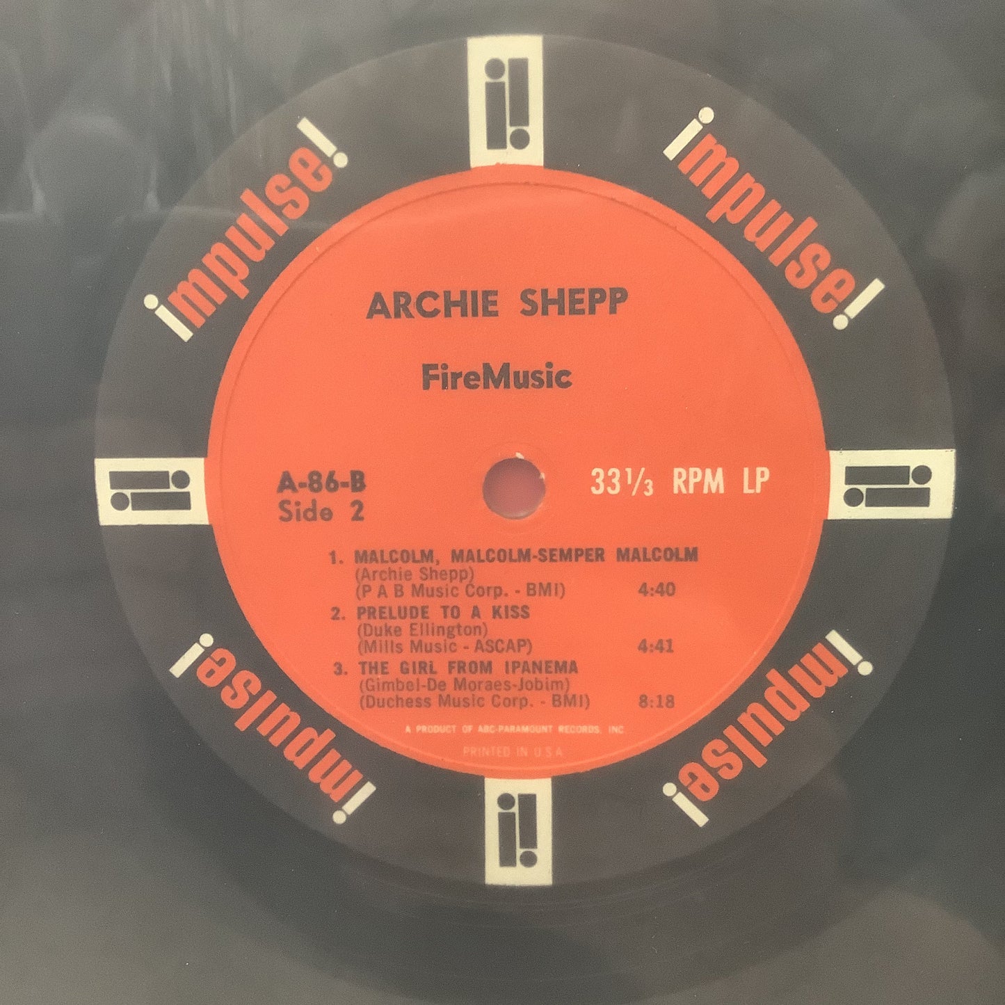 Archie Shepp - Fire Music (Mono) - Impulse LP Vinyl Record Hub