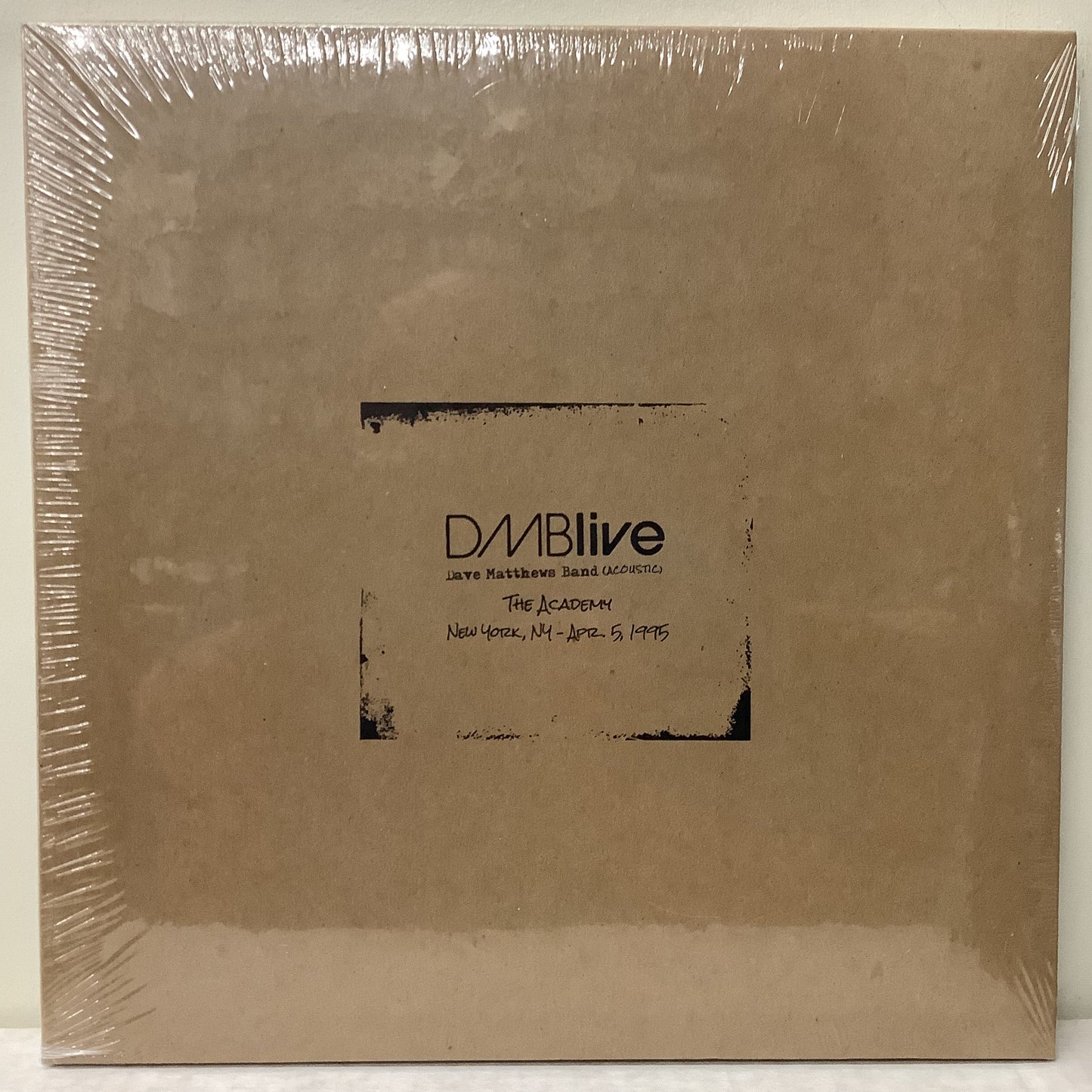 Dave Matthews Band - DMBLive The Academy, New York NY, April 5 1995 - LP Vinyl Record Hub