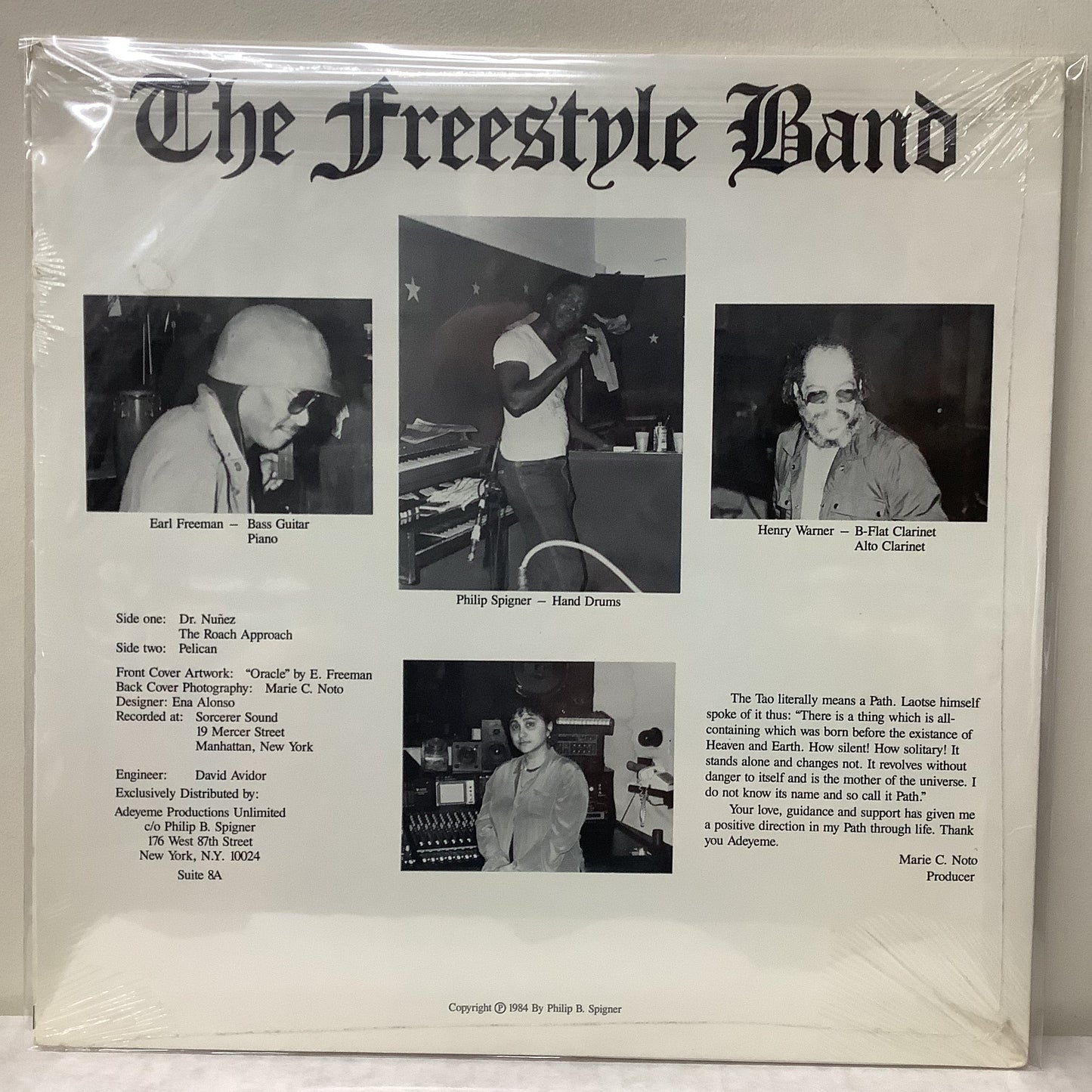 The Freestyle Band - The Freestyle Band - LP Vinyl Record Hub