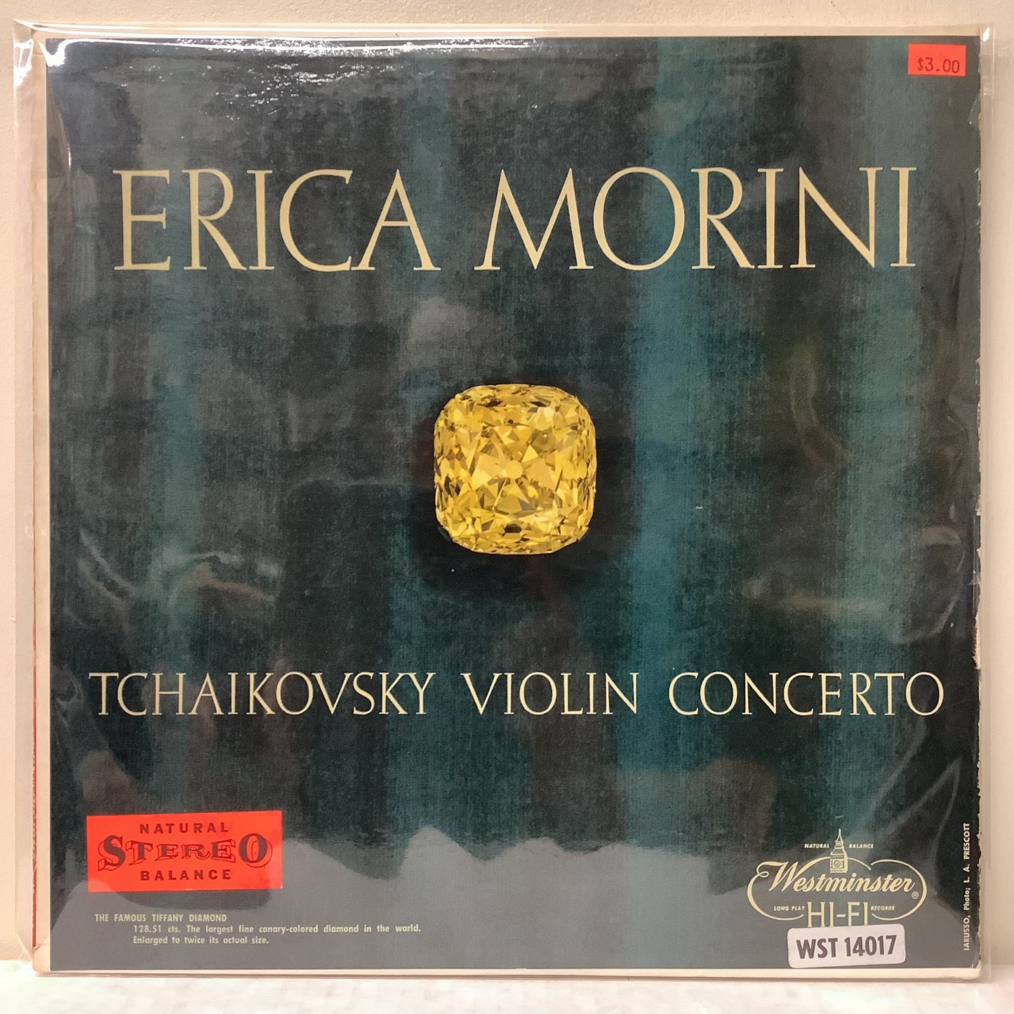 Erica Morini - Tchaikovsky Violin Concerto - Westminster LP Vinyl Record Hub