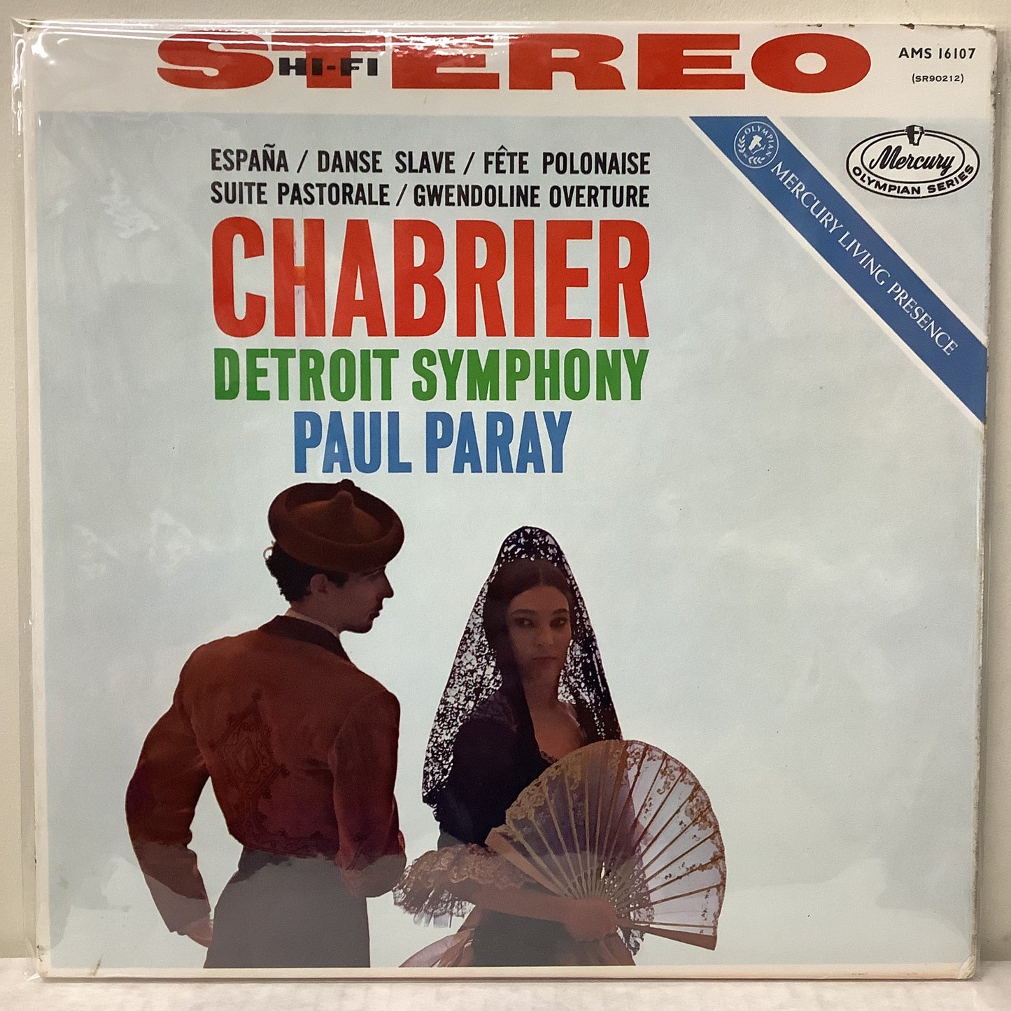 Paul Paray - Conducts the Music of Chabrier - UK Mercury LP Vinyl Record Hub