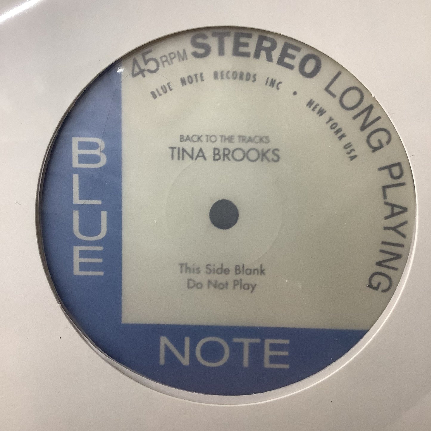 Tina Brooks - Back to the Tracks - Classic Records 1-Sided 45RPM 4x LP Vinyl Record Hub