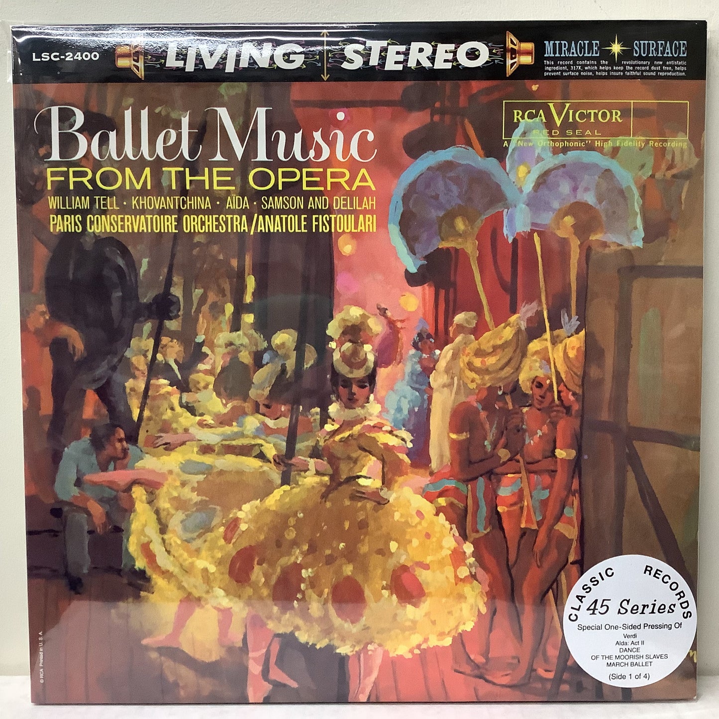 Anatole Fistoulari/Various Composers - Ballet Music from the Opera - Classic Records 45RPM 1-Sided 4x LP Vinyl Record Hub
