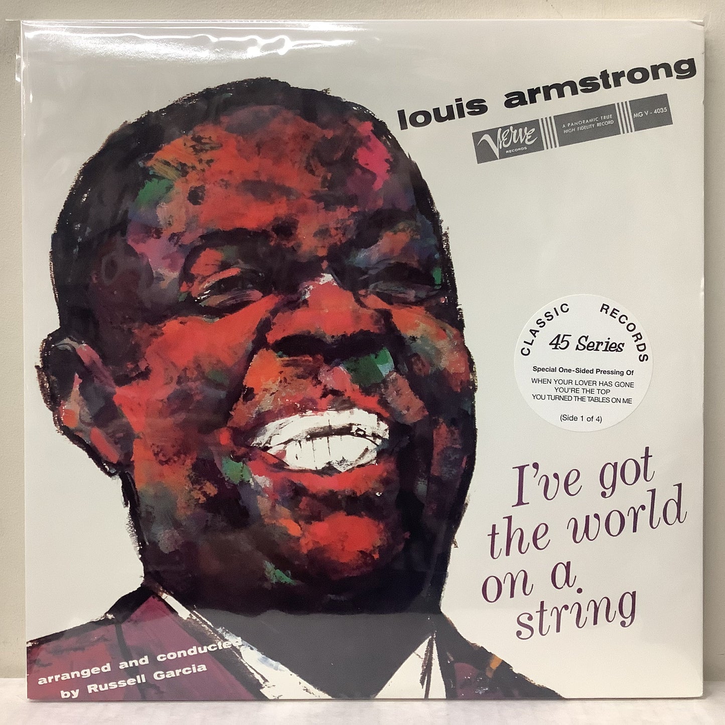 Louis Armstrong - I've Got the World on a String - Classic Records 45 Series 4x LP Vinyl Record Hub