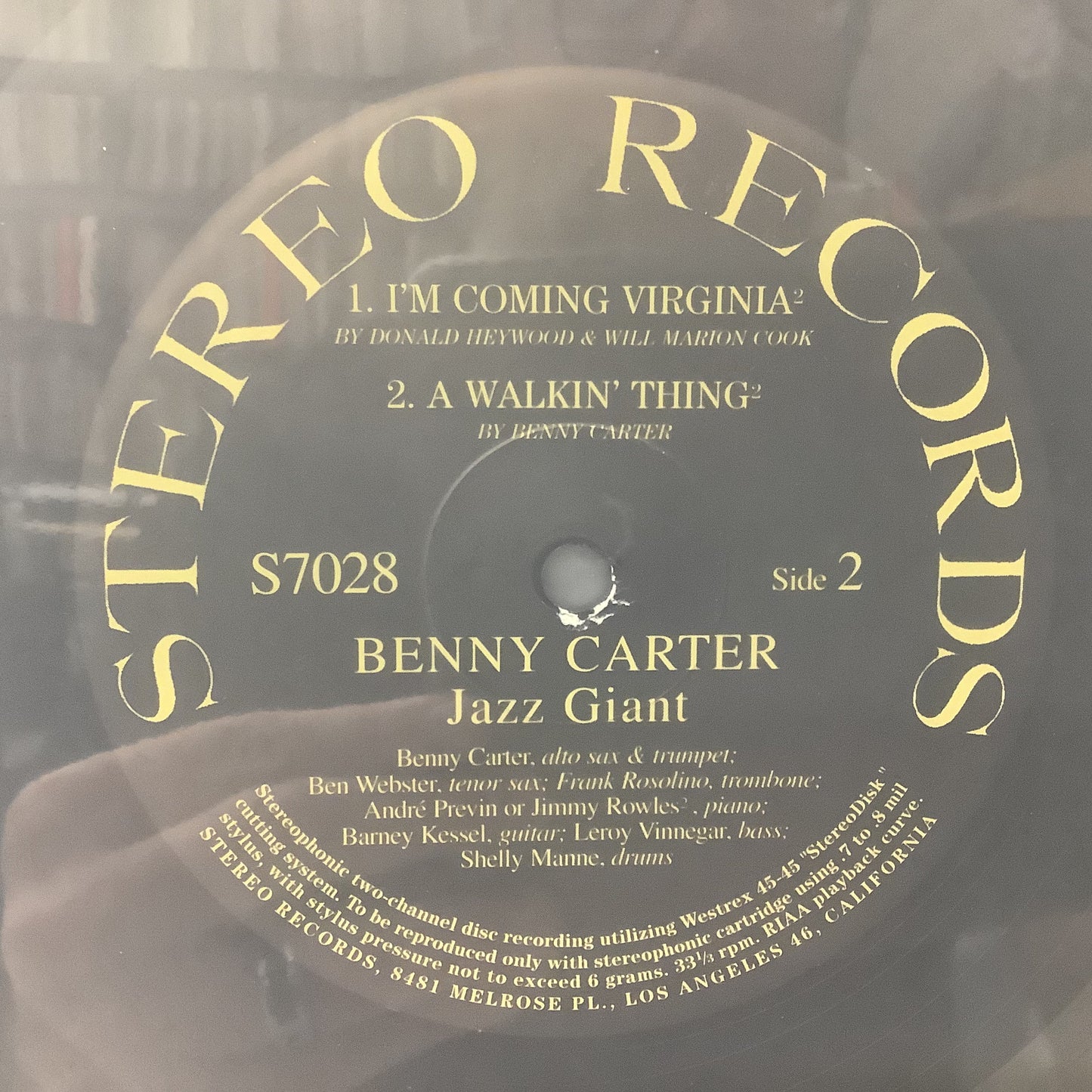 Benny Carter - Jazz Giant - Analogue Productions 45RPM 2x LP Vinyl Record Hub