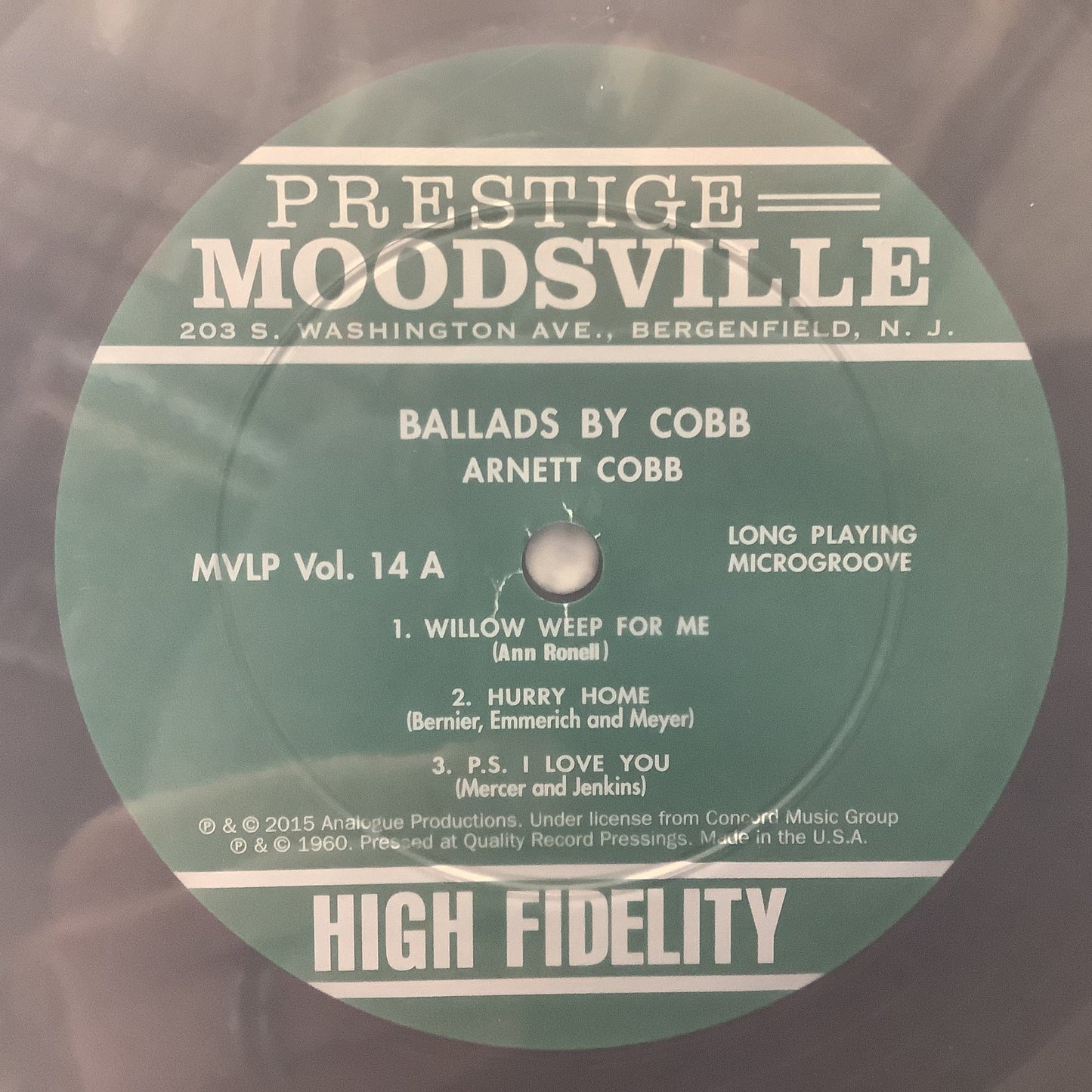 Arnett Cobb - Ballads by Cobb - Analogue Productions LP Vinyl Record Hub