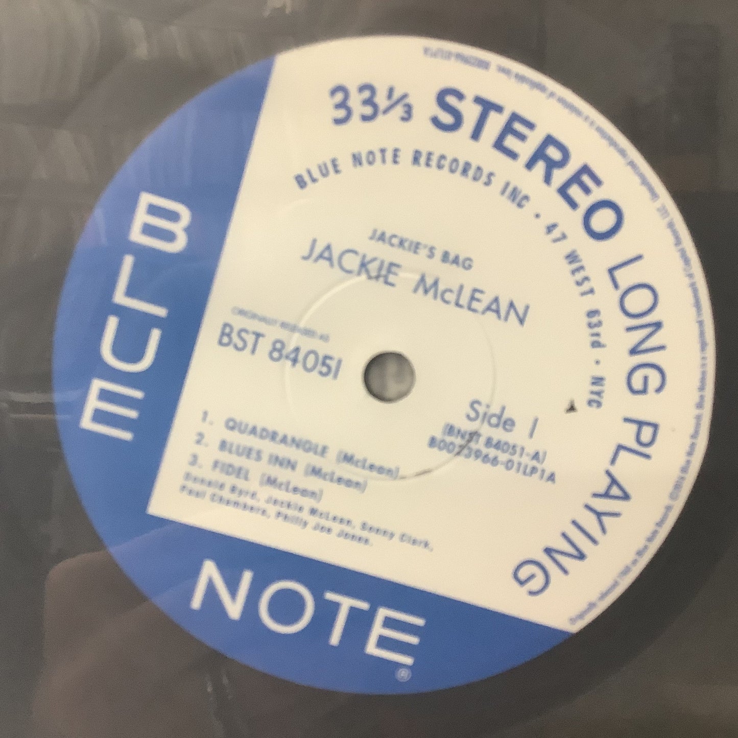 Jackie McLean - Jackie's Bag - Music Matters LP Vinyl Record Hub