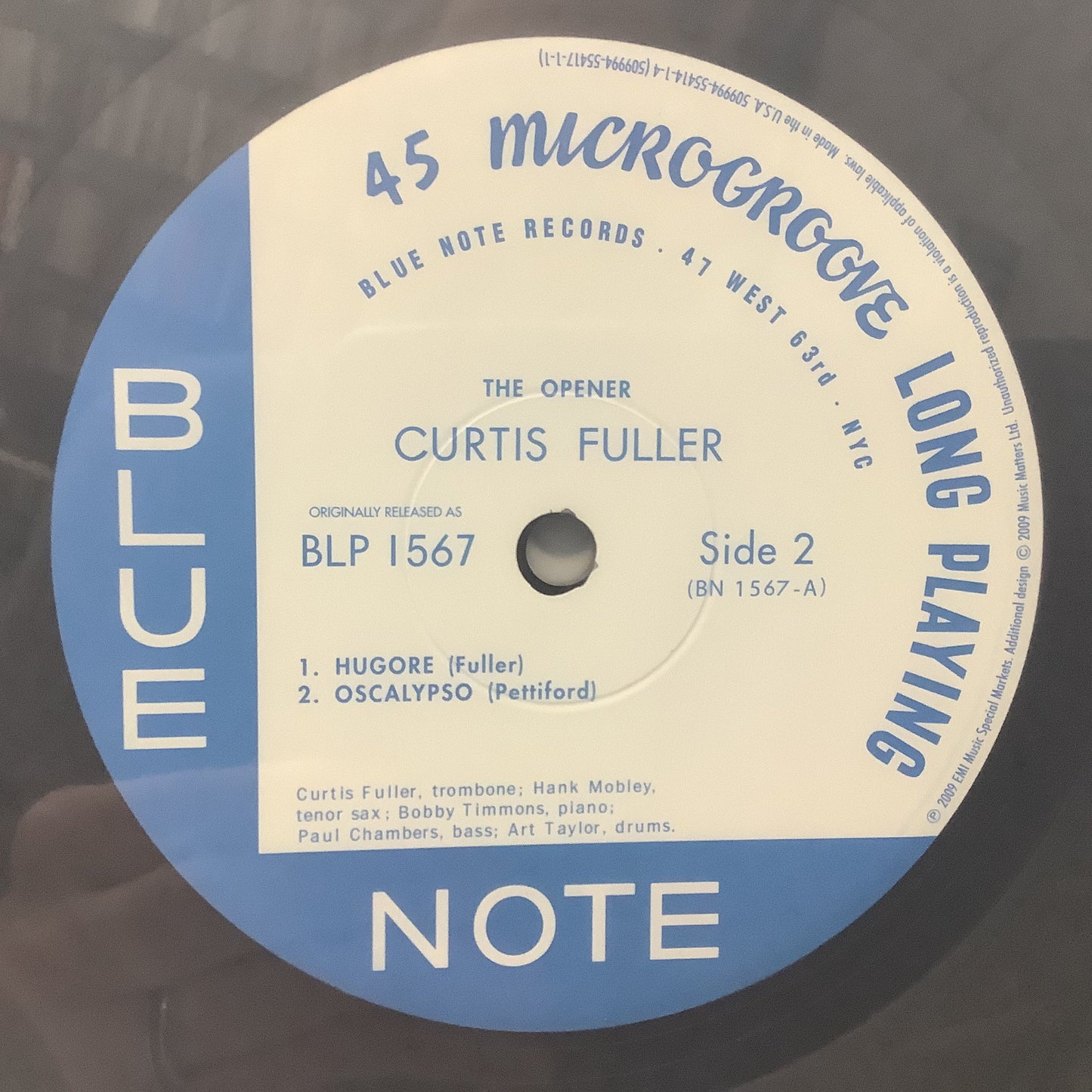 Curtis Fuller - The Opener - Music Matters 45RPM 2x LP Vinyl Record Hub
