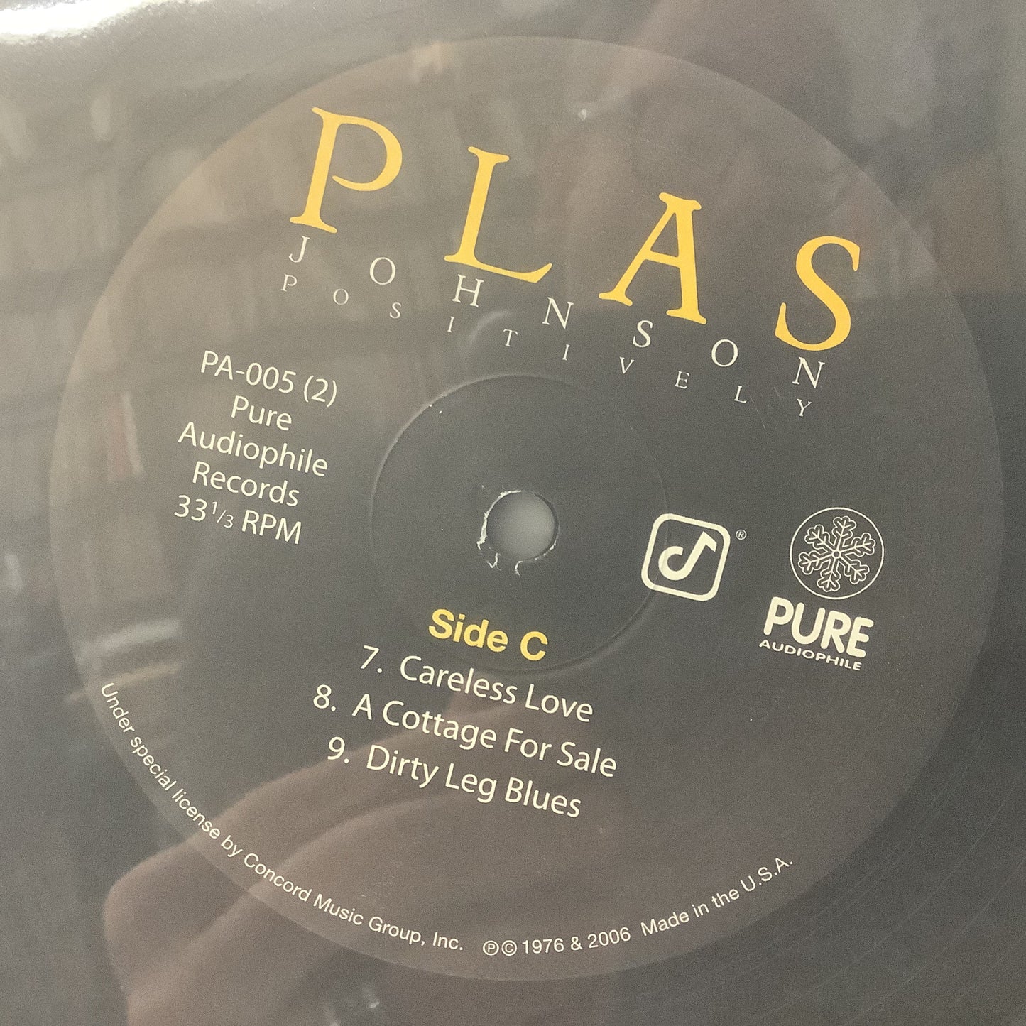 Plas Johnson - Positively - Pure Audiophile 2x LP Vinyl Record Hub