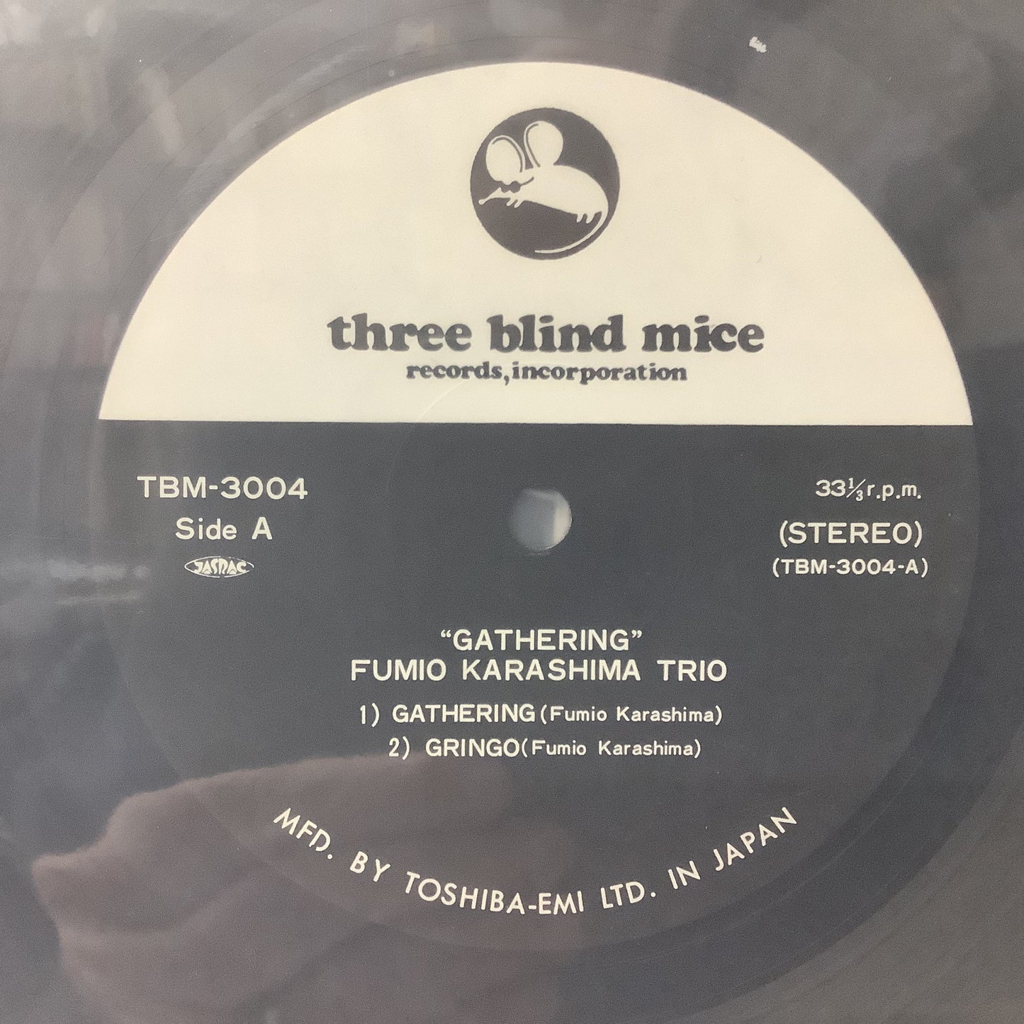Fumio Karashima - Gathering - Three Blind Mice LP Vinyl Record Hub