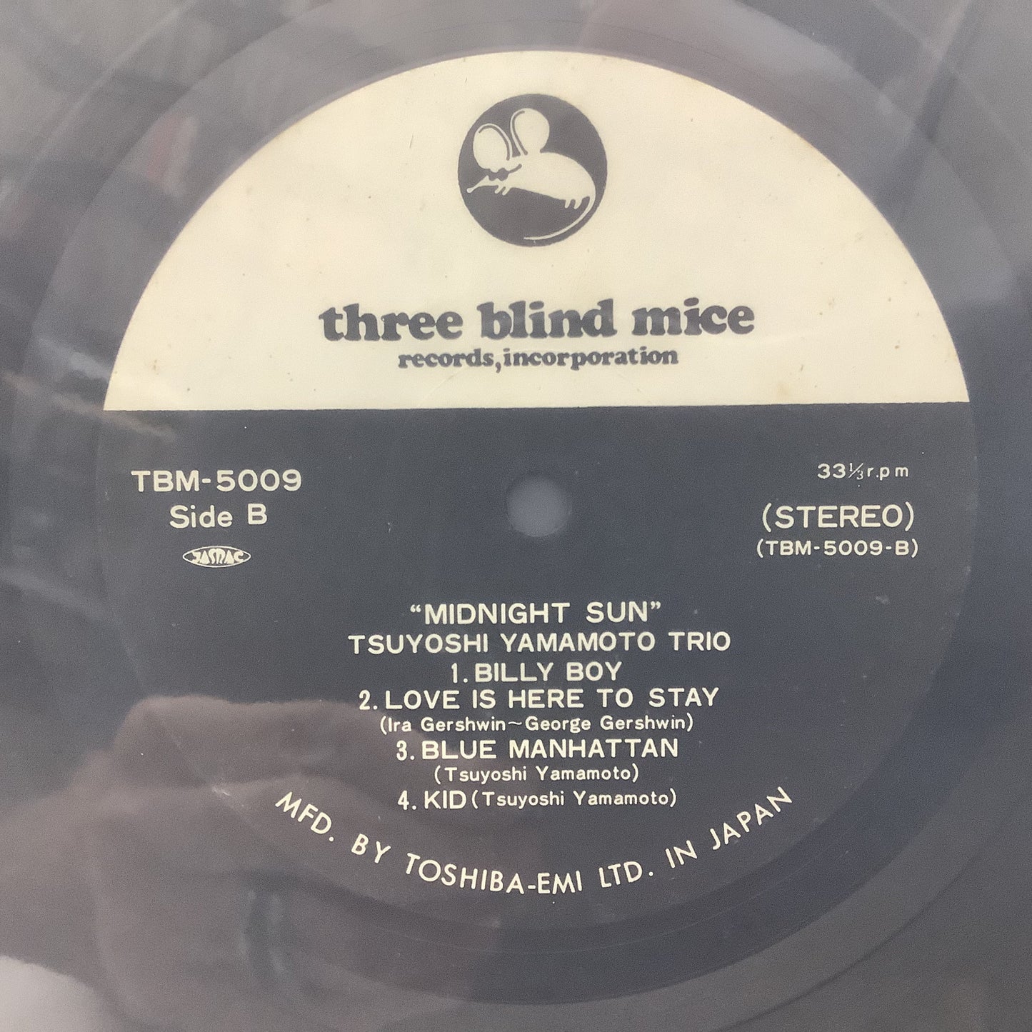 Tsuyoshi Yamamoto - Midnight Sun - Three Blind Mice LP Vinyl Record Hub