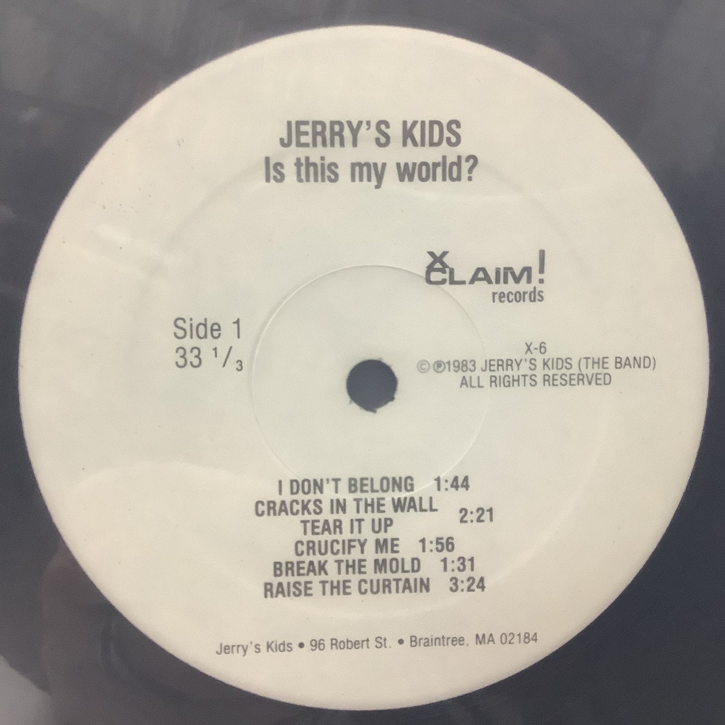 Jerry's Kids - Is this my world? - LP Vinyl Record Hub
