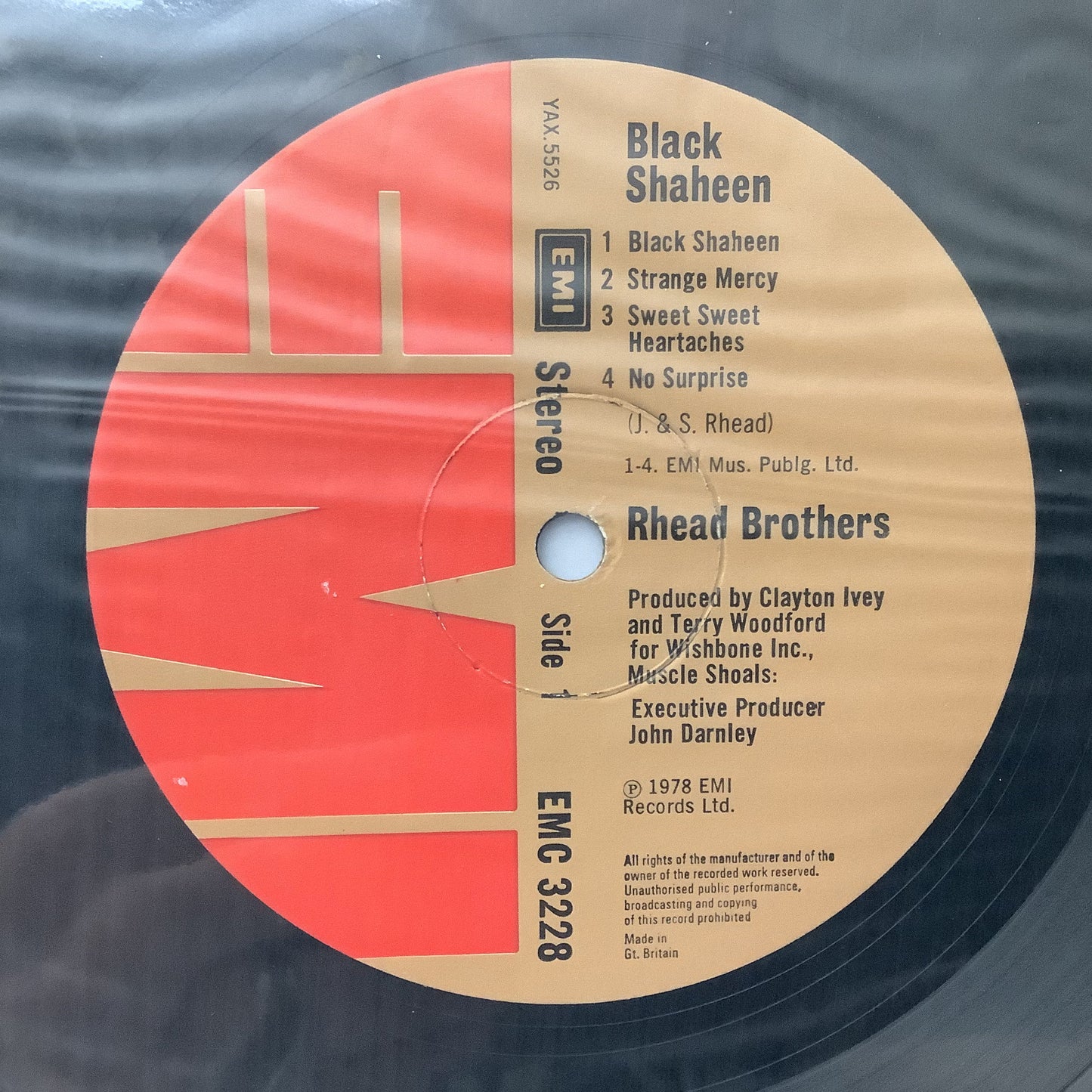 Rhead Brothers - Black Shaheen - UK LP Vinyl Record Hub