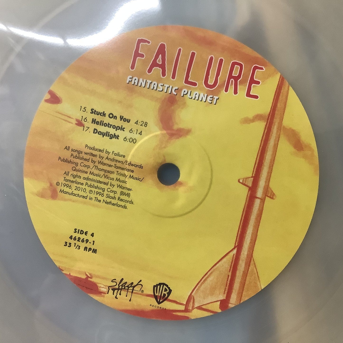 Failure - Fantastic Planet - Autographed 2x LP Vinyl Record Hub