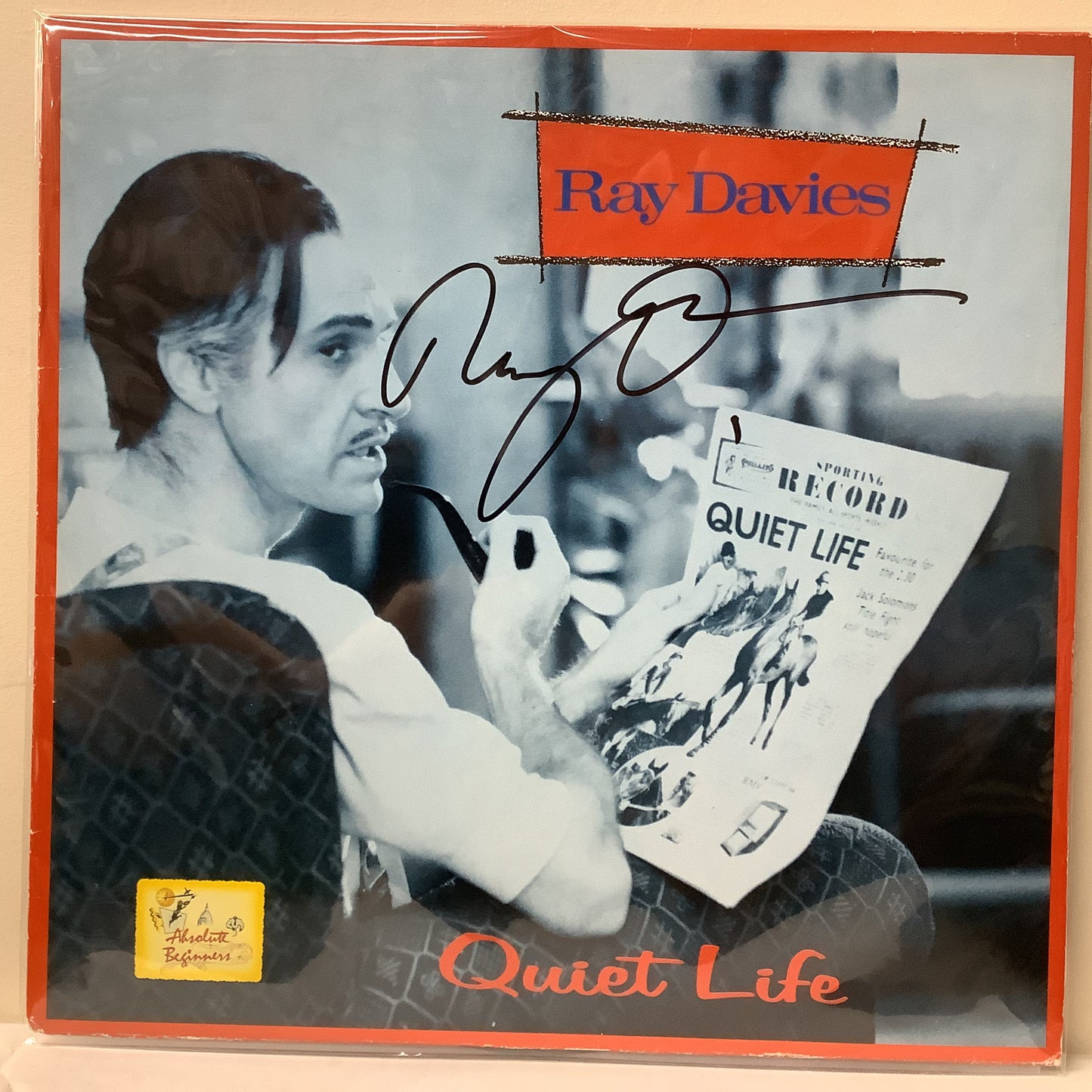 Ray Davies - Quiet Life - Autographed 12" Single Vinyl Record Hub