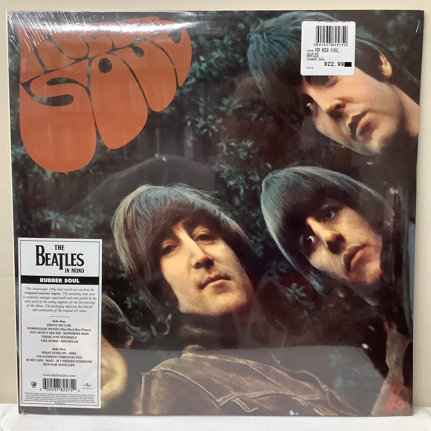 The Beatles - Rubber Soul - Mono LP Vinyl Record Hub