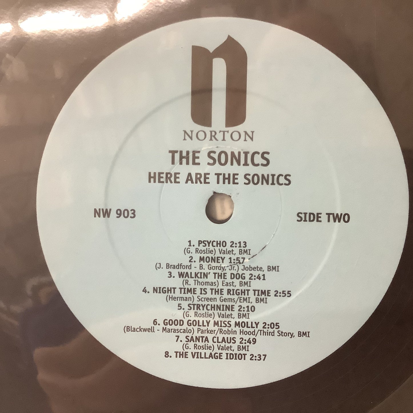 The Sonics - Here Are The Sonics - Autographed Norton LP Vinyl Record Hub
