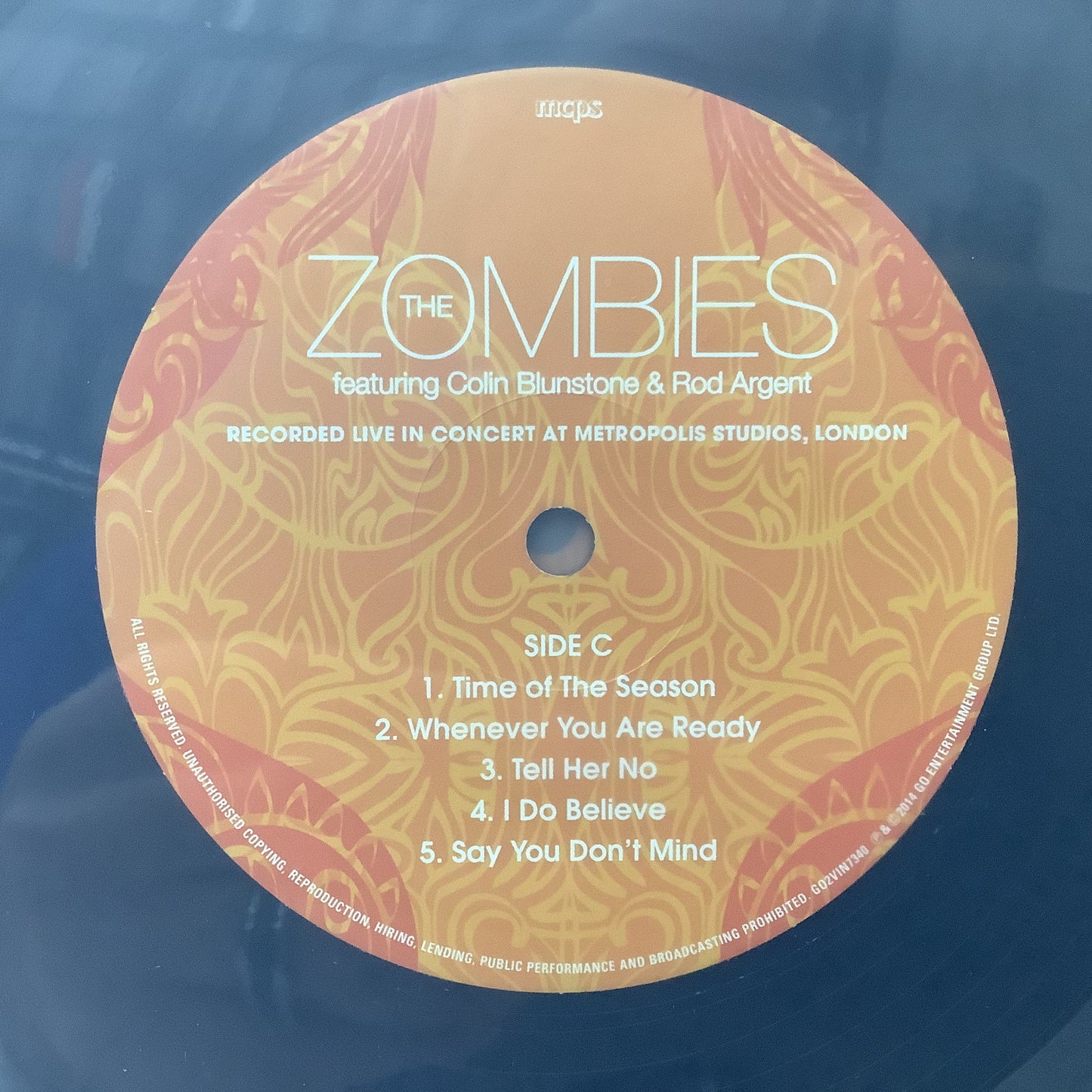 The Zombies - Recorded Live At Metropolis Studios, London - Autographed 2x LP Vinyl Record Hub
