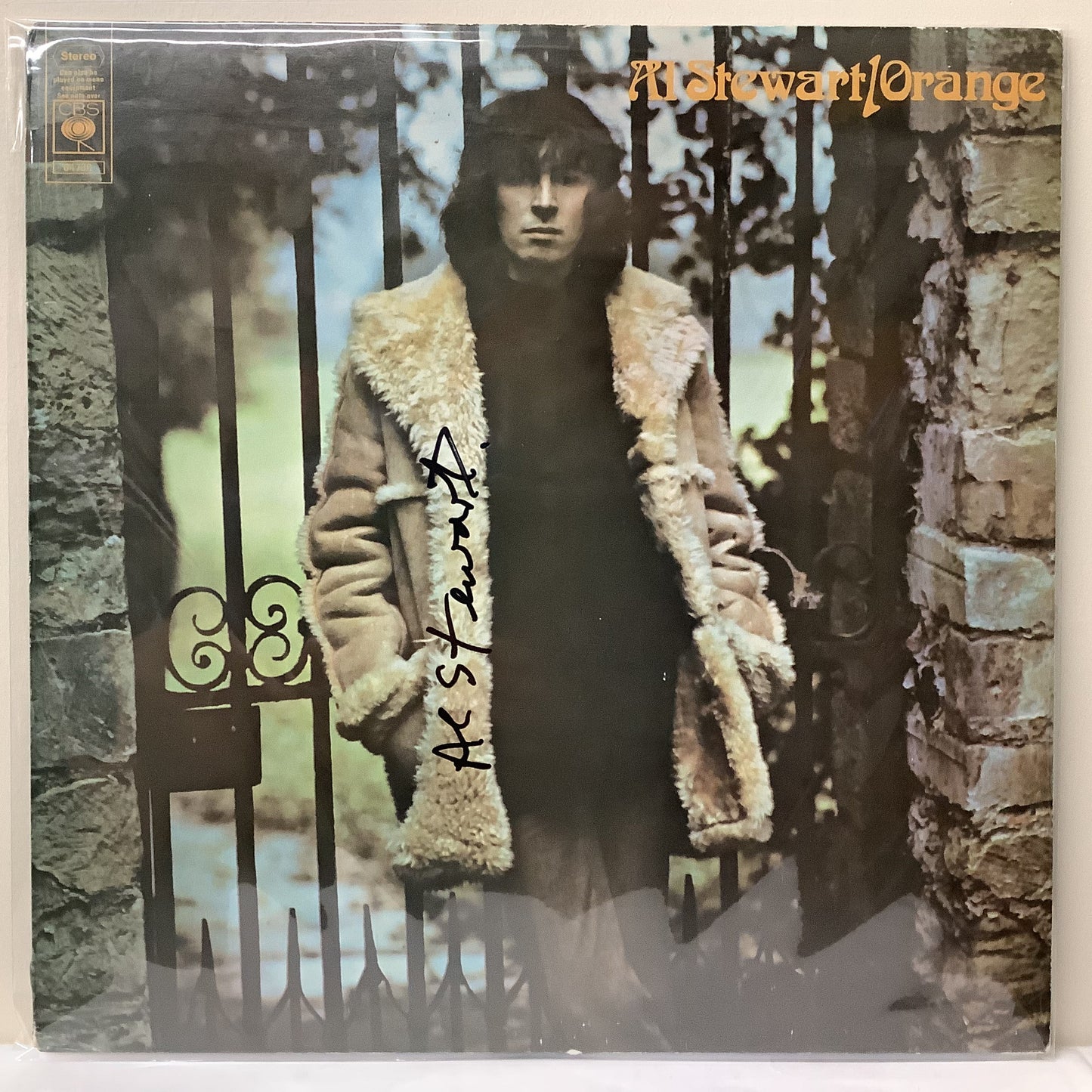 Al Stewart - Orange - Autographed UK LP Vinyl Record Hub