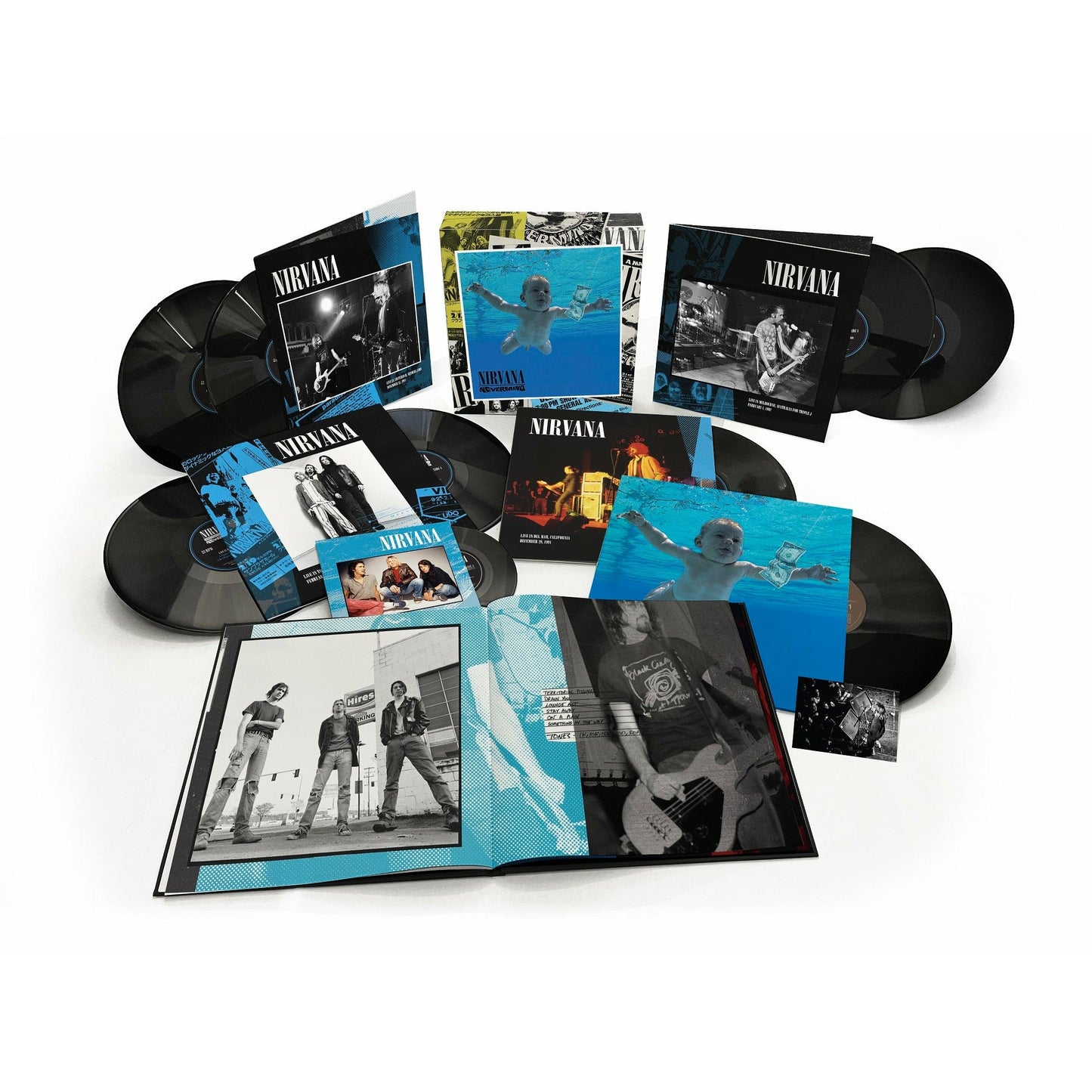 Nirvana - Nevermind: 30th Anniversary - Super Deluxe 8x LP + 7" Single Vinyl Record Hub