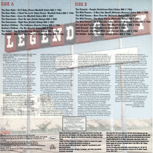 Various Artists - Legend City - Vol. 1 - LP Vinyl Record Hub