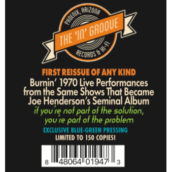 Joe Henderson & Woody Shaw - Jazz Patterns - The 'In' Groove Exclusive LP Vinyl Record Hub