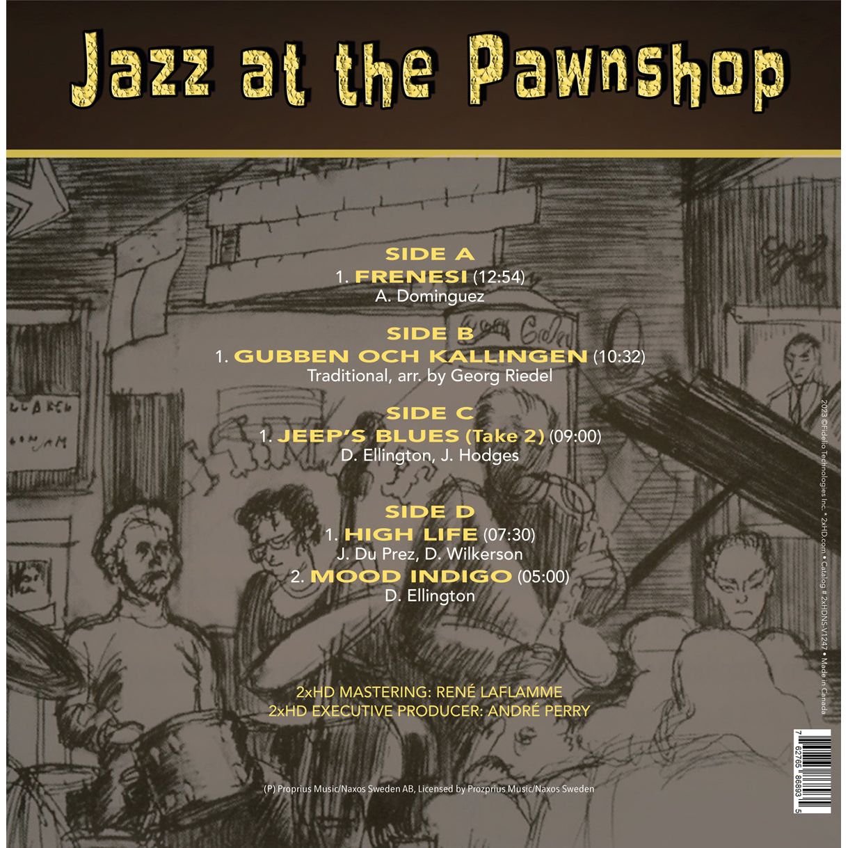 Jazz at the Pawnshop - Late Night - 2xHD LP Vinyl Record Hub