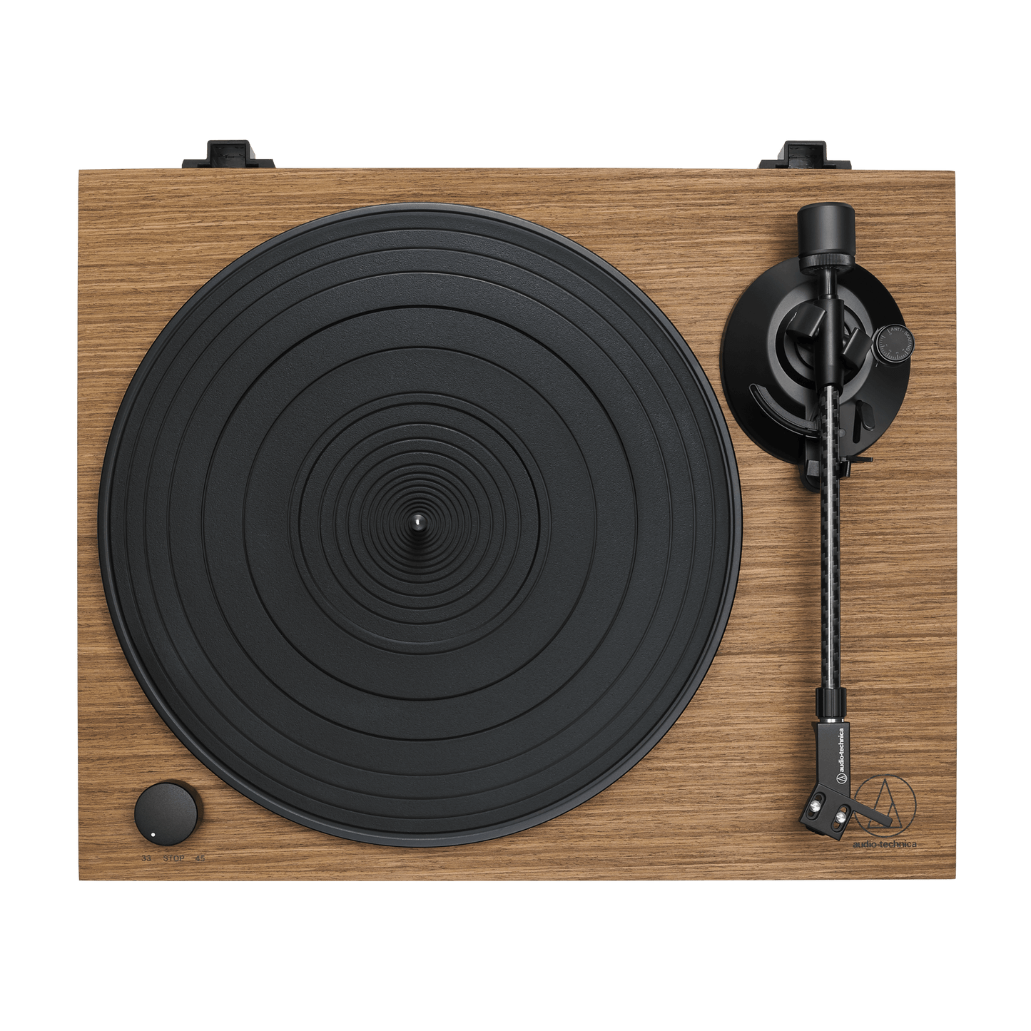 Audio Technica - AT-LPW40WN Fully Manual Belt-Drive Turntable Vinyl Record Hub