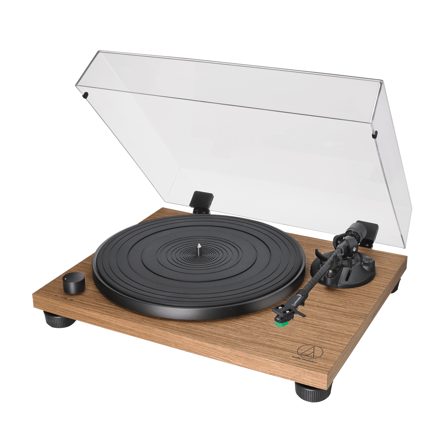 Audio Technica - AT-LPW40WN Fully Manual Belt-Drive Turntable Vinyl Record Hub