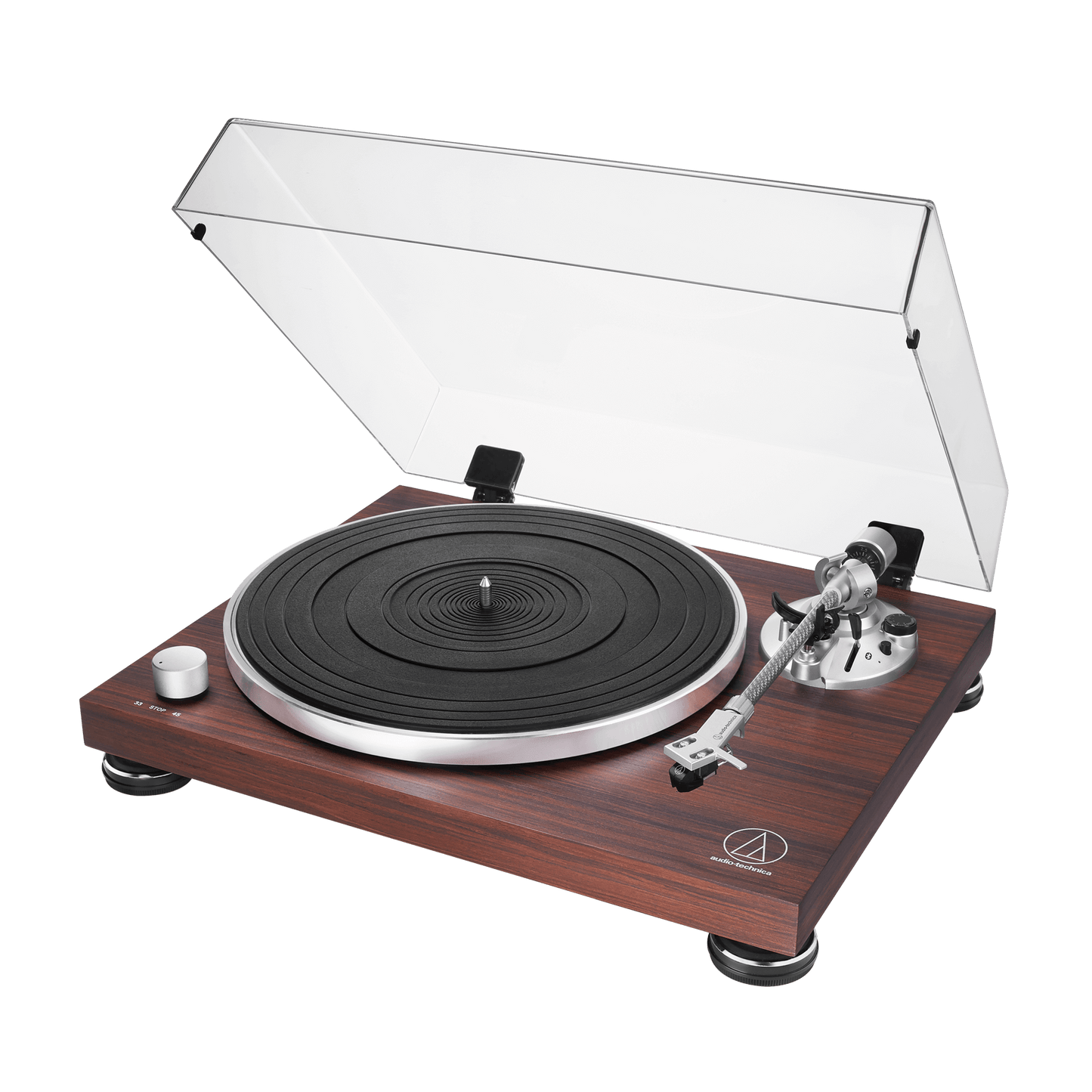 Audio Technica - AT-LPW50BT Manual Belt-Drive Turntable (Wireless & Analog) Vinyl Record Hub